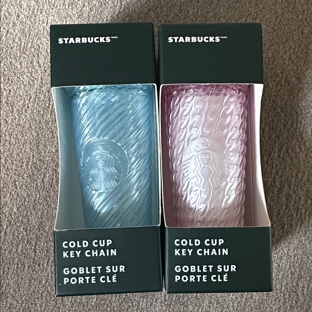 STARBUCKS COLD CUP ORNAMENT KEYCHAIN